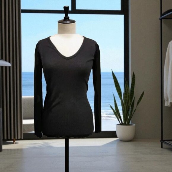 Michael Stars by Anthropologie Ribbed Knit Pull-Over Sweater - Picture 1 of 7